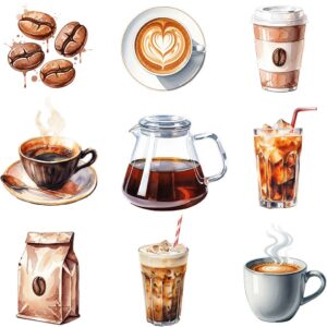 Watercolor coffee clipart bundle