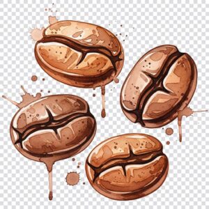 Watercolor coffee clipart