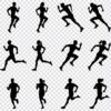 Runner silhouette SVG bundle