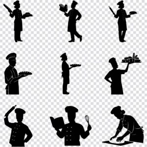 Baking silhouette SVG bundle