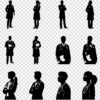 Doctor silhouette SVG bundle
