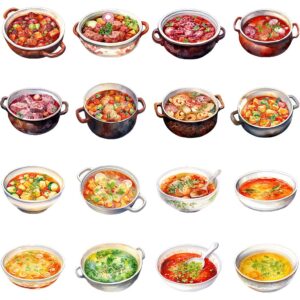 Watercolor soup and stew clipart bundle