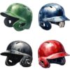 Watercolor baseball batting helmet clipart bundle