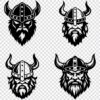 Viking silhouette SVG bundle