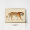 Vintage tiger painting