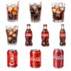 Coke watercolor clipart bundle