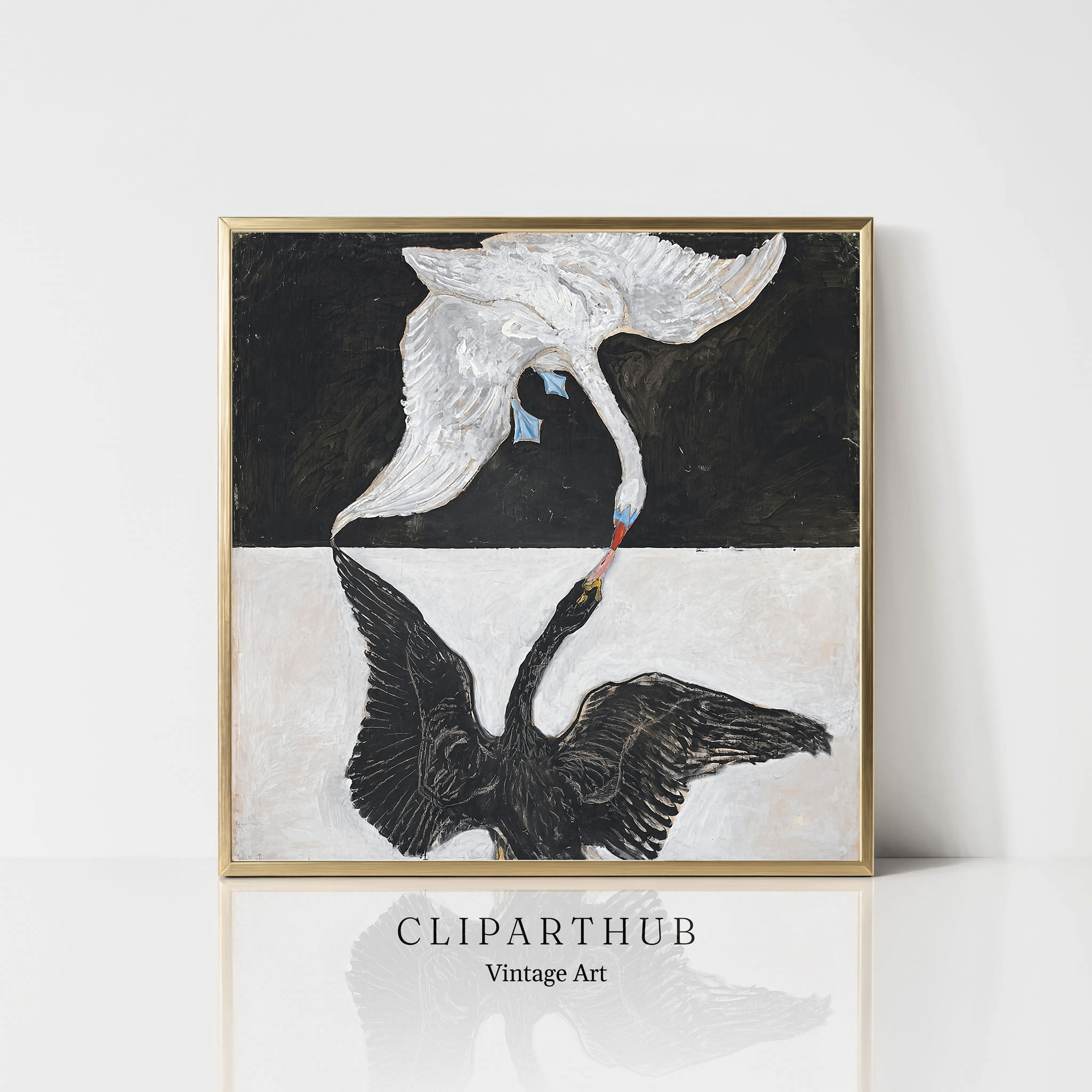 Hilma af Klint The Swan Painting