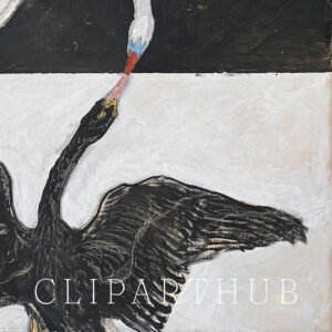 Hilma af Klint The Swan Painting Closeup