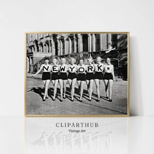 Vintage New York Chorus Line Photo