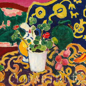 Spanish Still Life Painting Closeup