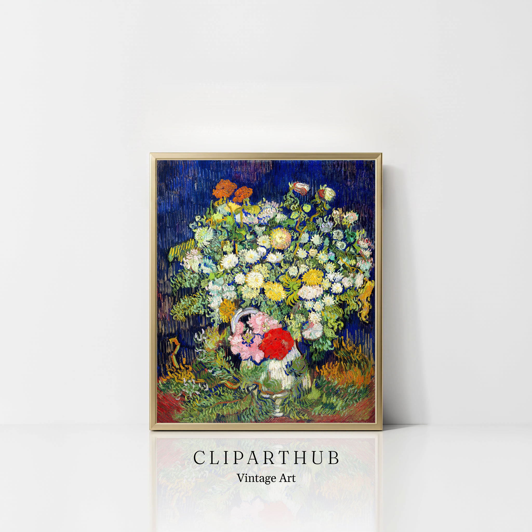 Bouquet of Flowers in a Vase Painting