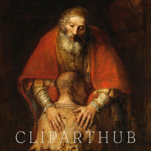 The Return of the Prodigal Son Painting Closeup